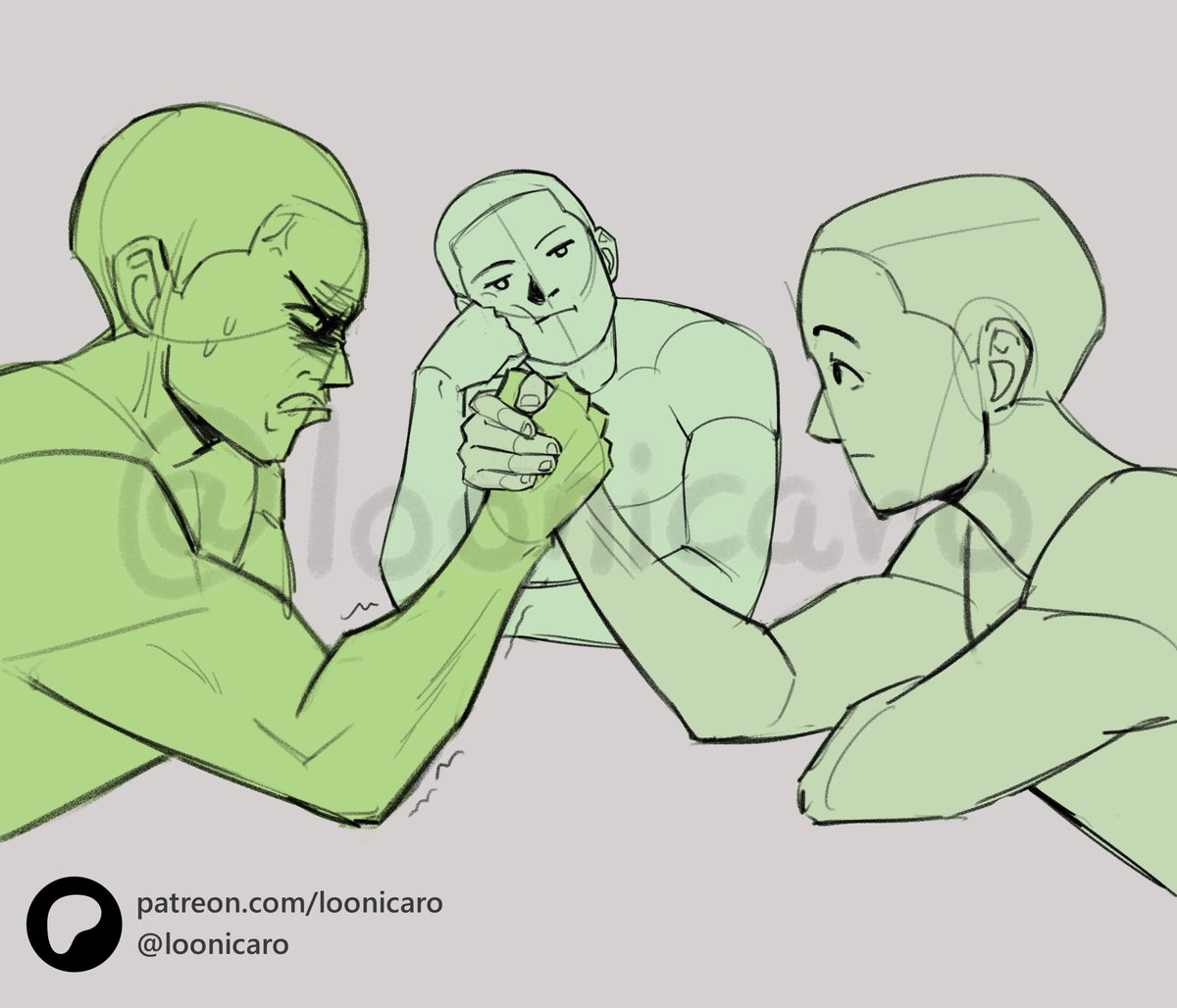 Loonicaro - art studies and pose reference tweet media