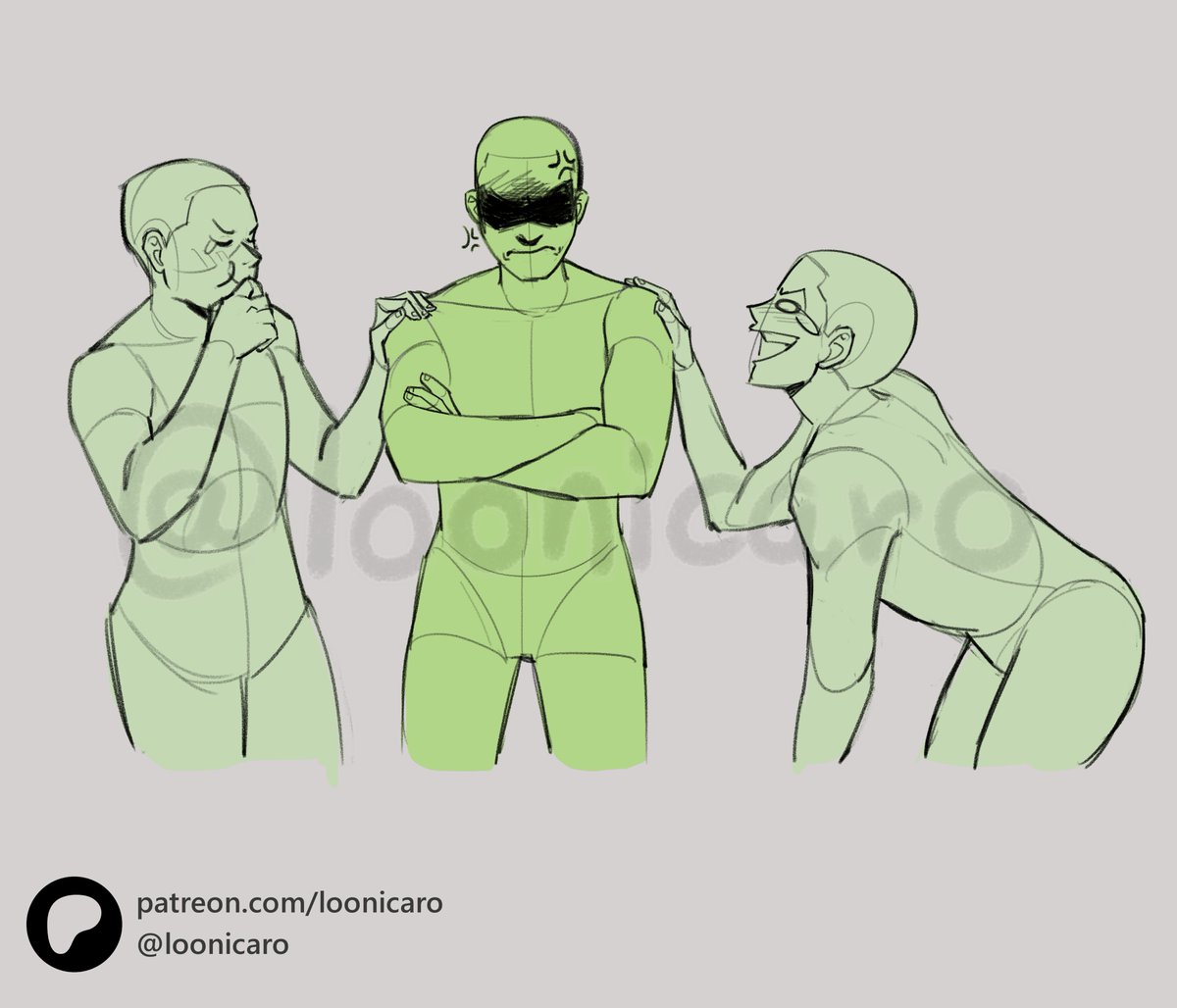 Loonicaro - art studies and pose reference tweet media