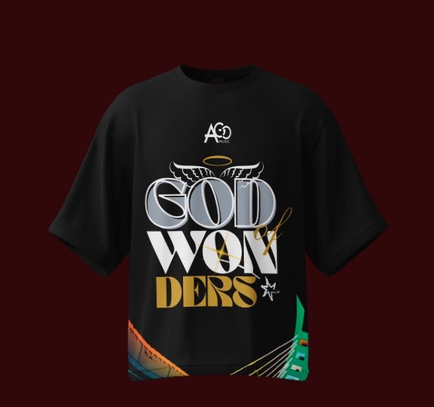 King_tobiloba1's tweet image. Designed the official merch for God of Wonders 2026 AGO Music. 👕🔥
When the flyer isn’t enough and the brand needs to live on fabric.
Few samples. One vision. This is what full creative direction looks like.
#MerchDesign #TshirtDesign #OluwatobilobaPopoola #NigerianDesigner