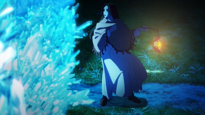 とんがり帽子のアトリエ、形は原型がかなり分かりにくいけど固まる前のこのリアクションはいいな…… 