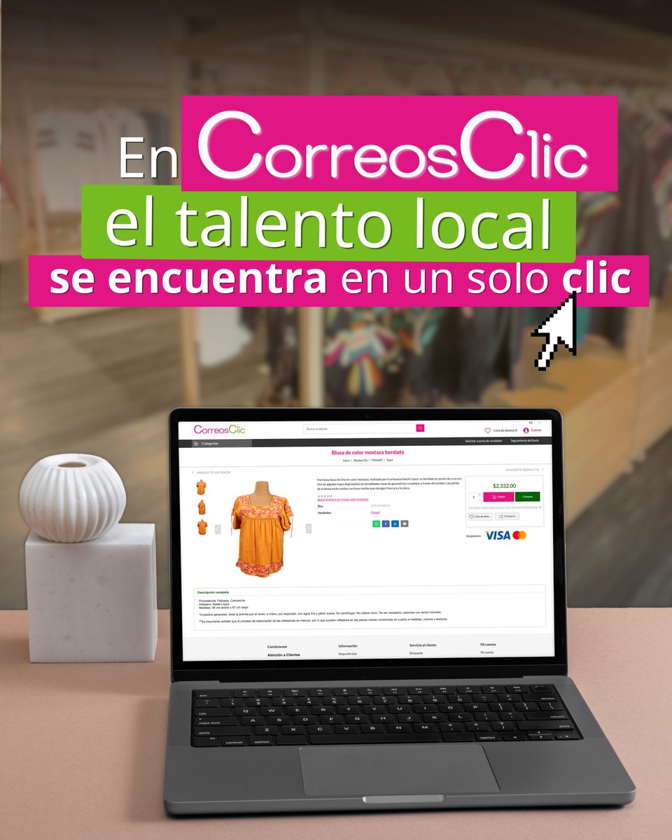 CorreosdeMexico's tweet photo. Con #CorreosDeMéxico y #CorreosClic no solo compras, apoyas el comercio local y lo #HechoEnMéxico 🇲🇽📦
👤 Disfruta envíos seguros y accesibles
🚀 Emprende sin límites: tú vendes, nosotros entregamos
#CompraLocal #Emprendedores https://t.co/ZV7PYWEbPZ
