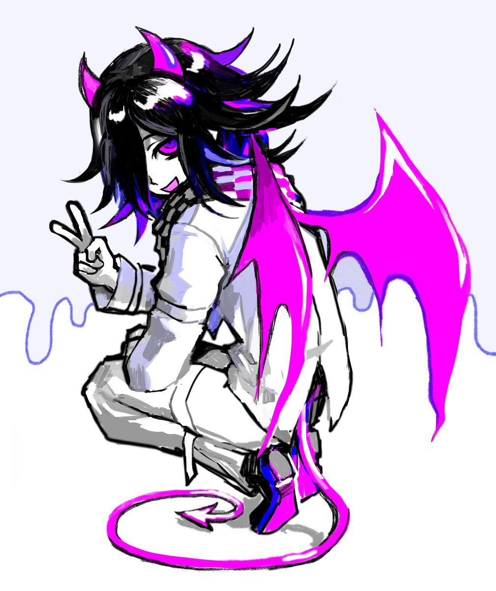 snoozaga's tweet photo. #danganronpa #drv3 Ouma 😈 https://t.co/cDWnQxi4Ga