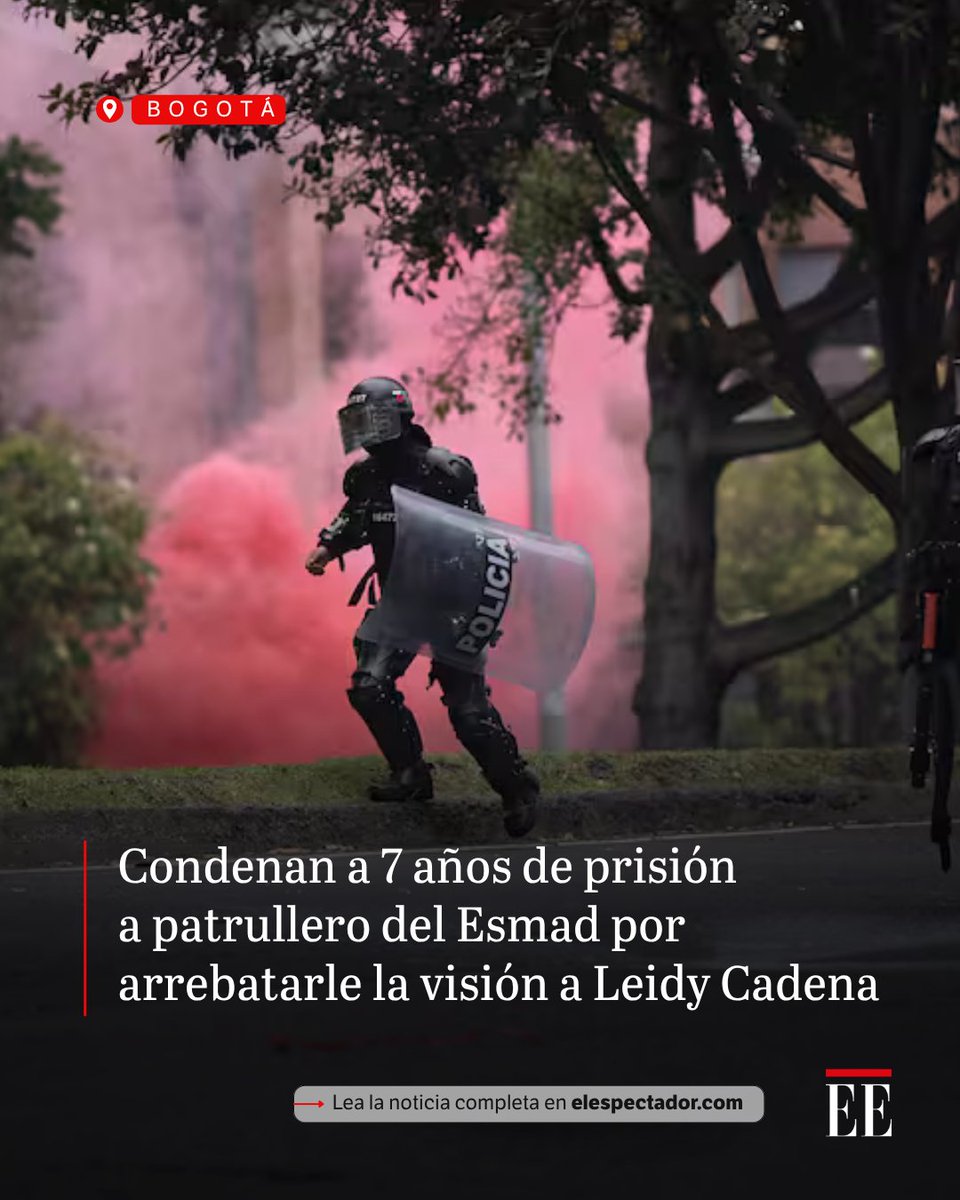Esta es la primera sentencia histórica contra un funcionario de la Policía por causar daños oculares de manera permanente.
👉🏻 trib.al/XLnMtxg