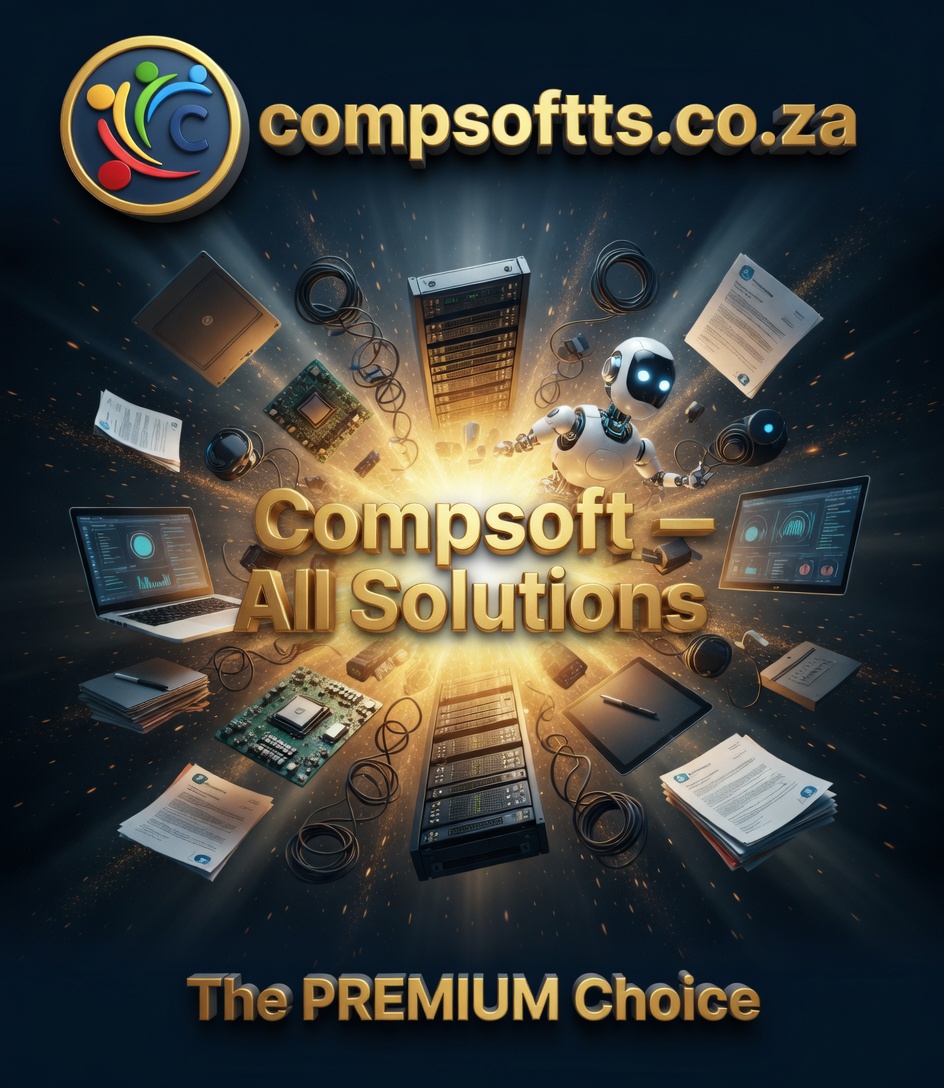 compsoftts's tweet photo. "One company. Every solution. No compromises. π₯πΌ Compsoft Solutions β your ultimate technology partner. π https://t.co/ZfHxj9LIam" #CompsoftSolutions #AllSolutions #TechAfrica #SouthAfrica #DurbanBusiness #PremiumChoice #OnestopShop #BusinessSolutions https://t.co/pv1NoeYK6g