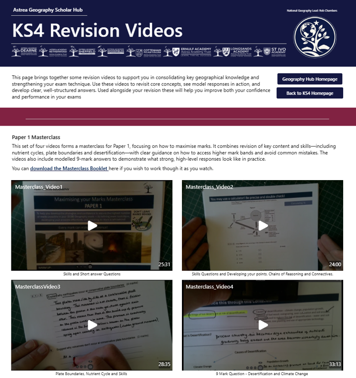 RobGeog's tweet image. An evenings &amp;amp; weekends project to rebuild our Geography Scholar Hub — now accessible to all scholars across our 8 academies. As I reflect in my final week, I’m looking forward to hearing how it continues to develop and evolve. @astreaacademies #geography #geographyteacher