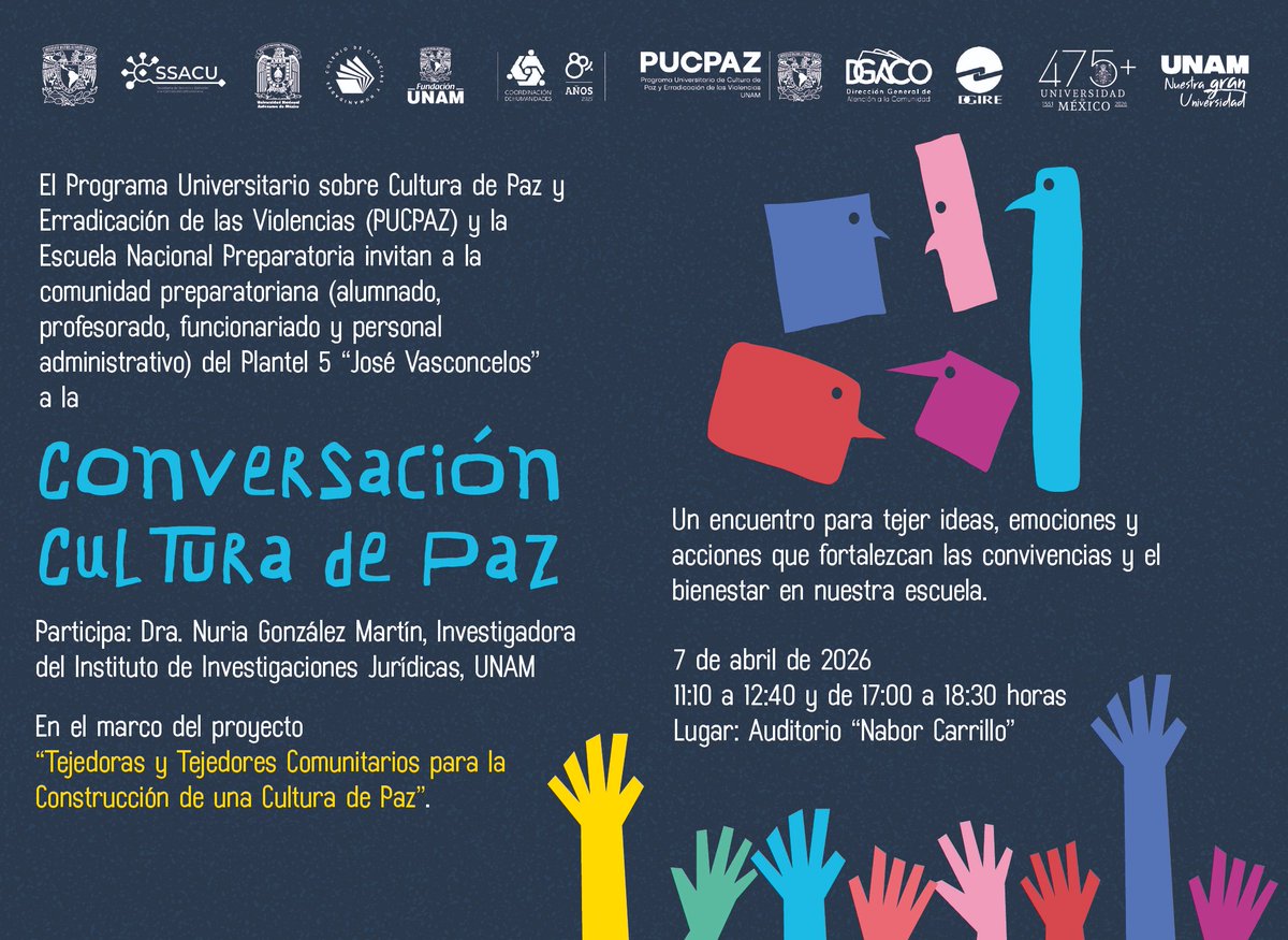 PUCPAZ UNAM tweet media