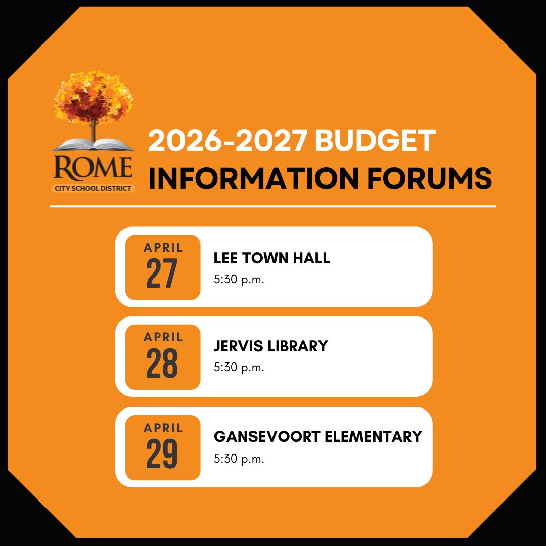Rome City School District tweet media