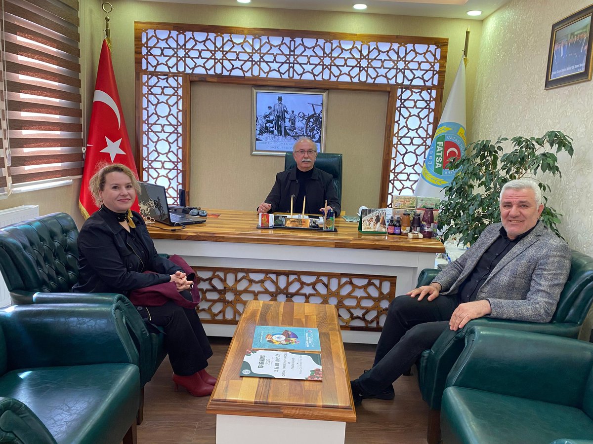 aricilikaem's tweet photo. DOKAP tarafından desteklenen Fatsa Belediyesi, Arıcılık Araştırma Enstitüsü Müdürlüğü, Fatsa Ziraat Odası Başkanlığı ile Fatsa İlçe Tarım ve Orman Müdürlüğü ortaklığında yürütülen “Bal Evi” projesi faaliyetleri hakkında bilgi alışverişinde bulunduk. https://t.co/ybYssRXWXF