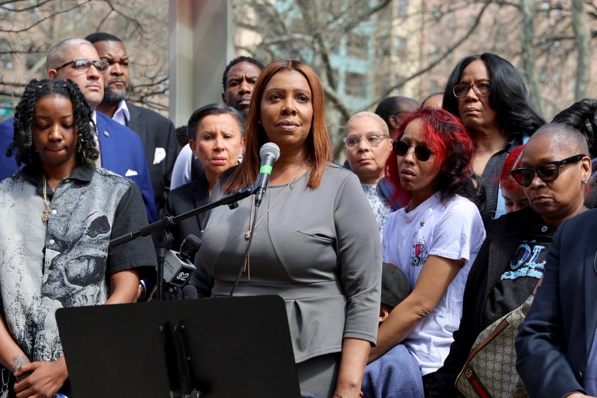 NY AG James tweet media