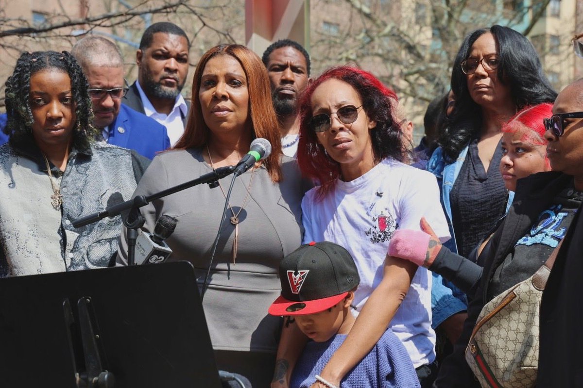 NY AG James tweet media