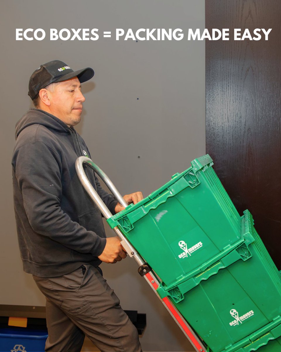 📦💚 Eco Boxes = Packing Made Easy Skip the cardboard and move smarter ...
