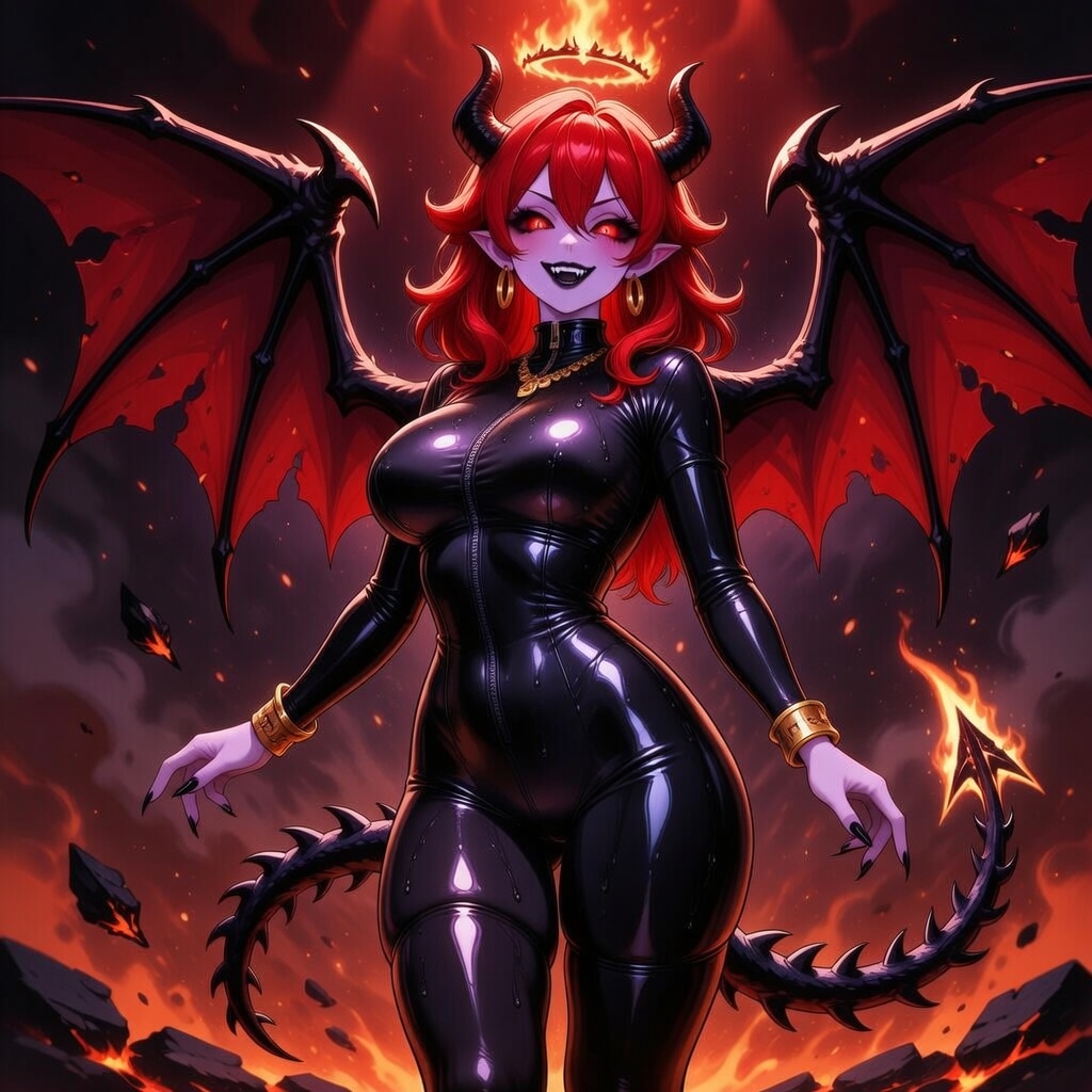 Latex Demon Ann Takamaki tweet media