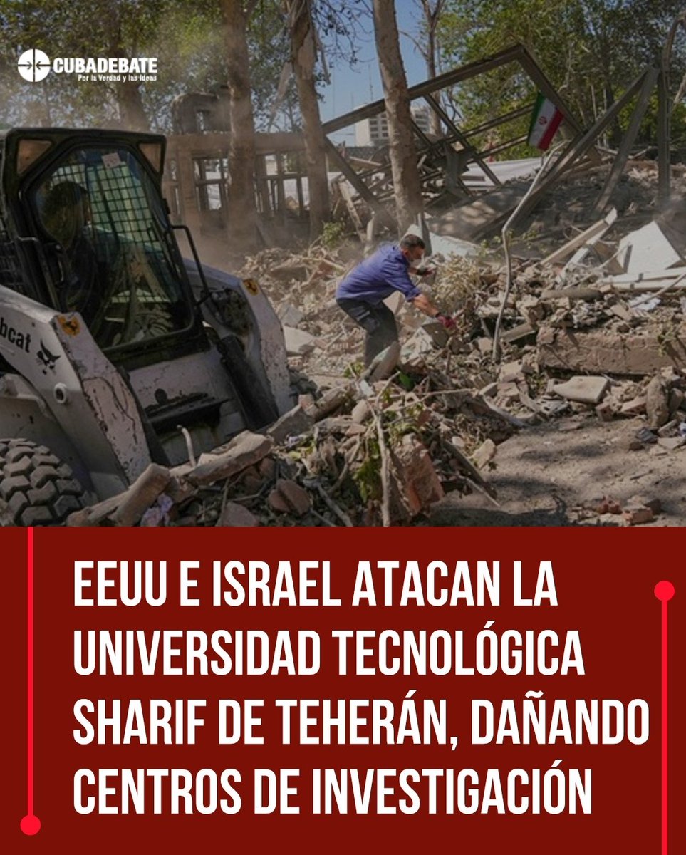 🇮🇷💥 🙋🏻‍♂️Agregó que la administración tomará las medidas necesarias y que los “compañeros en los frentes del norte responderán como corresponde”.

cubadebate.cu/noticias/2026/…