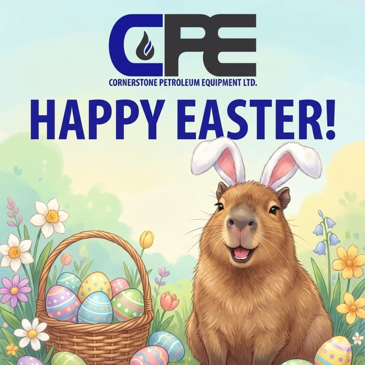 CStonePeLtd's tweet photo. Spring vibes, sweet treats, and time well spent. π·β¨ Wishing you a very Happy Easter weekend from all of us at Cornerstone.
#HappyEaster #EasterWeekend #Easter2026
#ChocolateComa #PoweredByJellyBeans #EggPuns #OfficeEaster #SomeBunnyNeedsANap #WeHaveCookies https://t.co/Y0eDRBtTiI