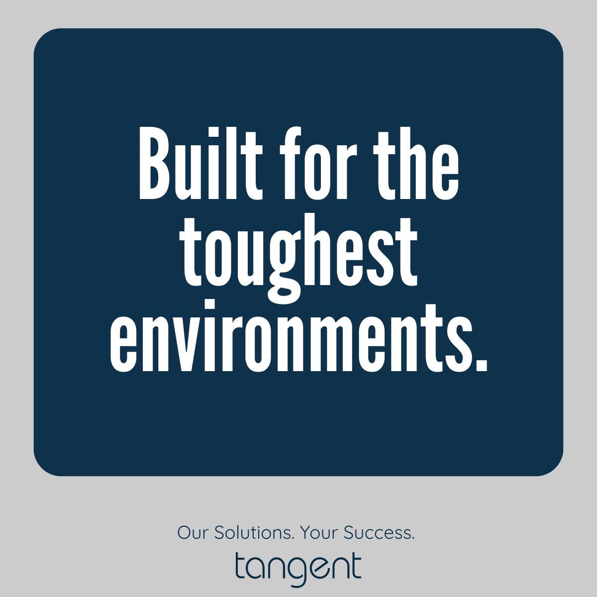 TangentIncorp's tweet photo. Most tech avoids the tough spots.
Ours was made for them.
Built for the toughest environments. — Tangent 🔩
#BuiltTough #HealthcareIT #IndustrialPC https://t.co/lALXkkJG6Z