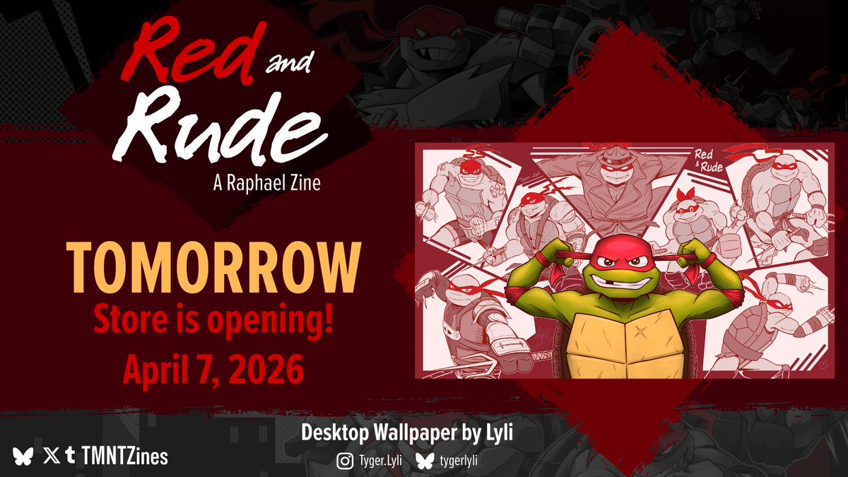 Red & Rude: A Raphael Zine - PREORDERS 4/7-5/24 tweet media