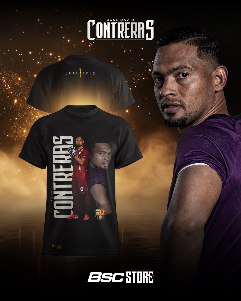BSCSTOREoficial's tweet photo. Compra la camiseta de José Contreras y sé parte del Meet &amp; Greet de este jueves con la muralla del Ídolo 💛🧤

#BSCStore 
#BarcelonaMiPasión https://t.co/3o99lGkXyn