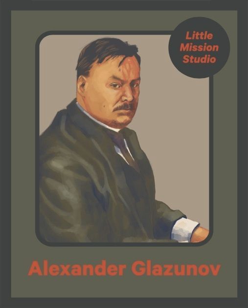 LMStudioSF's tweet photo. Composer of the Week: Alexander Glazunov (1865–1936)
Glazunov’s ‘Violin Concerto’ and ‘Raymonda’ showcase lush Romantic melody and masterful orchestration, bridging Russian tradition and European form. 🎼 #CotW #MakeMoreMusic https://t.co/meconYk7OV