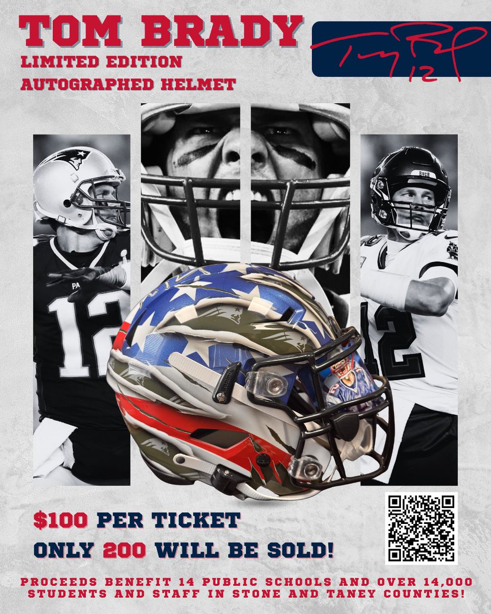 J_Chair's tweet photo. We are raffling this off as a part of A Night in the Arts, where funds will go to 14 public schools and over 14,000 students and staff in Stone and Taney County in Missouri. @RobGronkowski I know you’ll be in town tomorrow night, any chance we can add your signature to this? 🤞🏻 https://t.co/WIztnRRzu7