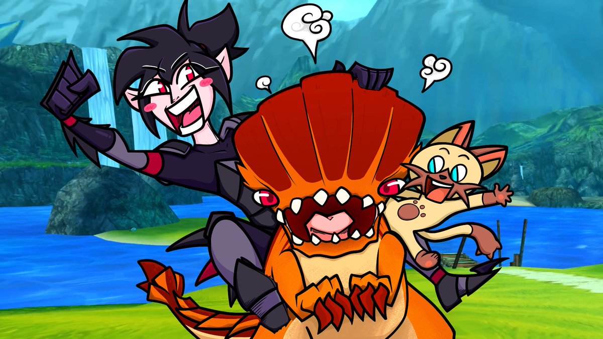 Hi I'm not dead, and as a bonus~

The Monster Hunter Stories Experience!✨