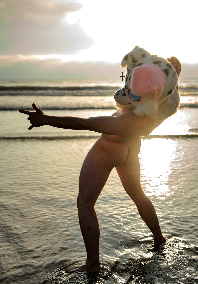 MarzBean's tweet photo. The Creation of Dog 

#fursuit #fursona #nude https://t.co/U9yolwsG13