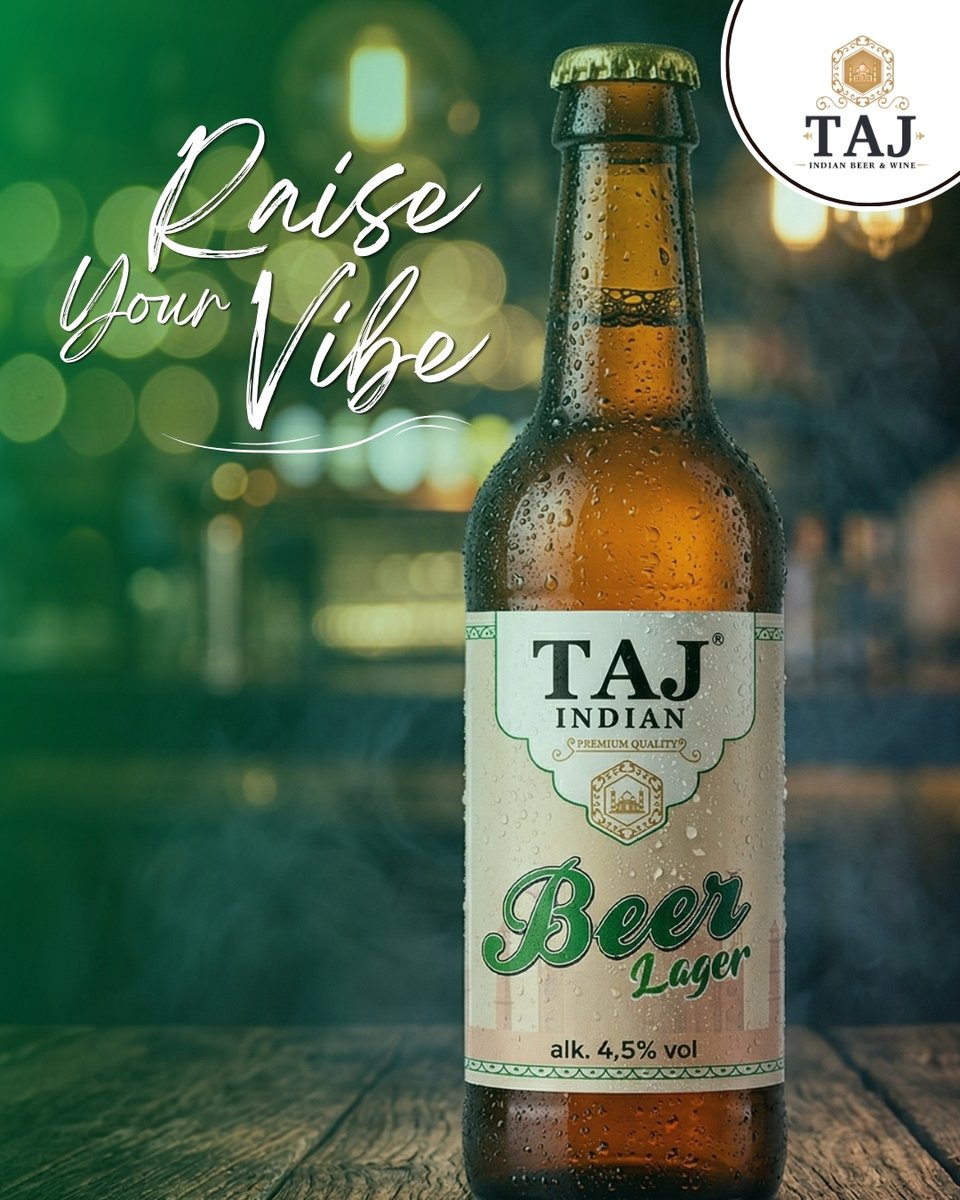 tajindiangroup1's tweet photo. Raise Your Chill Vibe 🍺
Crisp refreshing lager delivers smooth taste, perfect vibes, and unforgettable chill moments anytime.🍻✨
#LagerLove #LagerLove #tajbeer #craftbeer #beerreview #beerfestival #ChillWithBeer #PartyMood #BeerTime #instabeer https://t.co/lc1MEtDzVh
