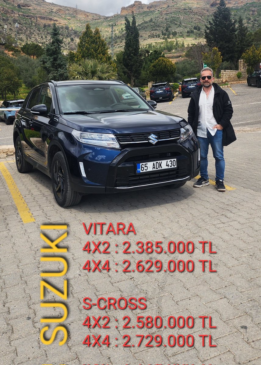 Berkan_Bayram's tweet photo. Yeni Suzuki 4X4 Black Edition, hybrid.
Vitara ve S-Cross fiyatları belli oldu.
#Suzuki #Vitara #Scross https://t.co/WFb8Qlz1fp