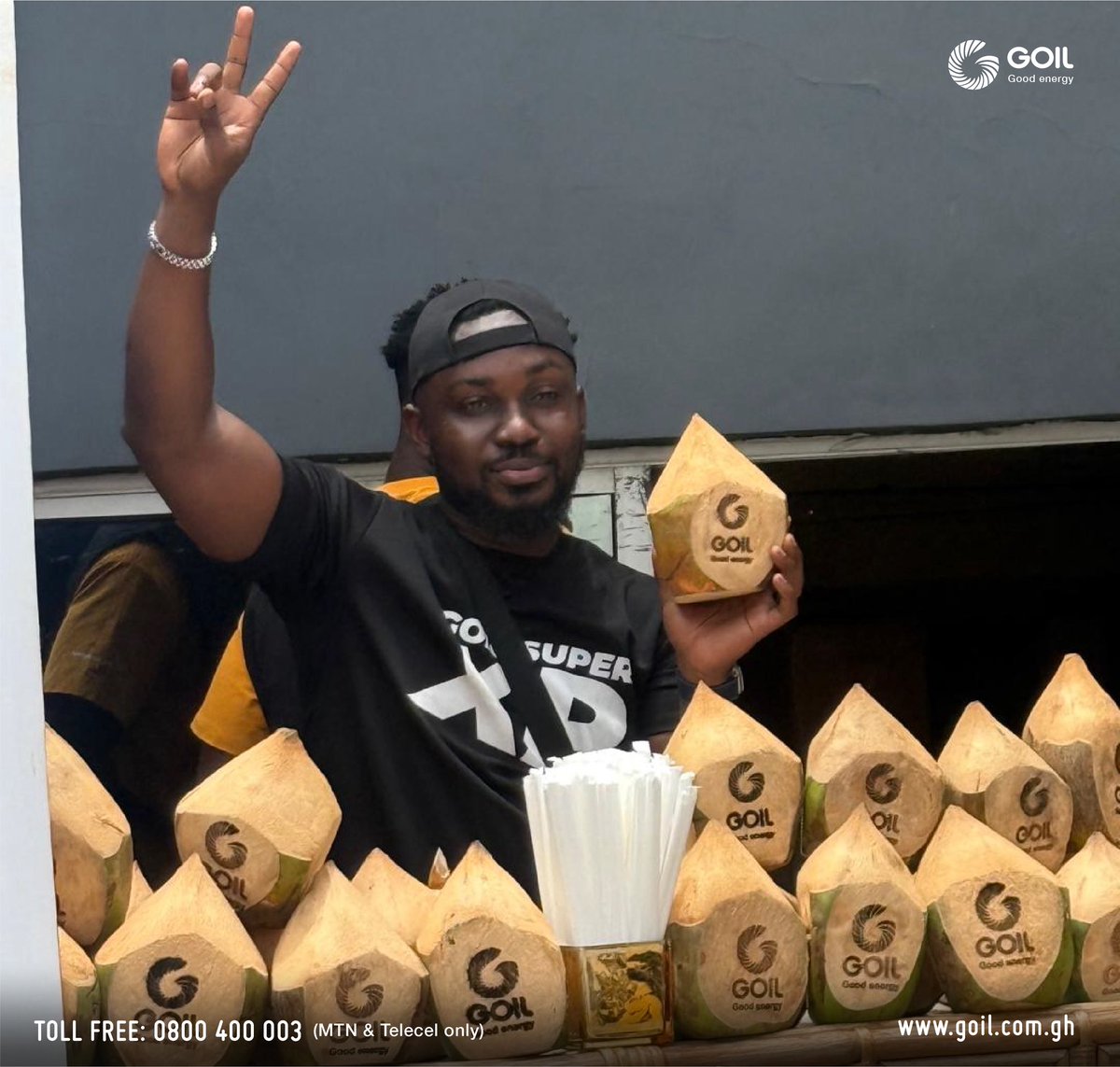 GOIL_Official's tweet photo. This Easter, GOIL brought the celebration closer to customers nationwide with exciting forecourt activations filled with giveaways, refreshments, and great interactions.
From the vibrant Kwahu festivities at Mpraeso and Nkawkaw, where customers enjoyed coconut juice and GOIL souvenirs, to the lively scenes in Keta where the Kedzi station became part of the action, GOIL ensured every journey came with a touch of Good Energy.
Across the country, selected stations delivered the same experience - celebrating with customers, strengthening community ties, and making Easter even more memorable.
GOIL - Good Energy

#GoodEnergy #EasterWithGOIL #ProudlyGhanaian