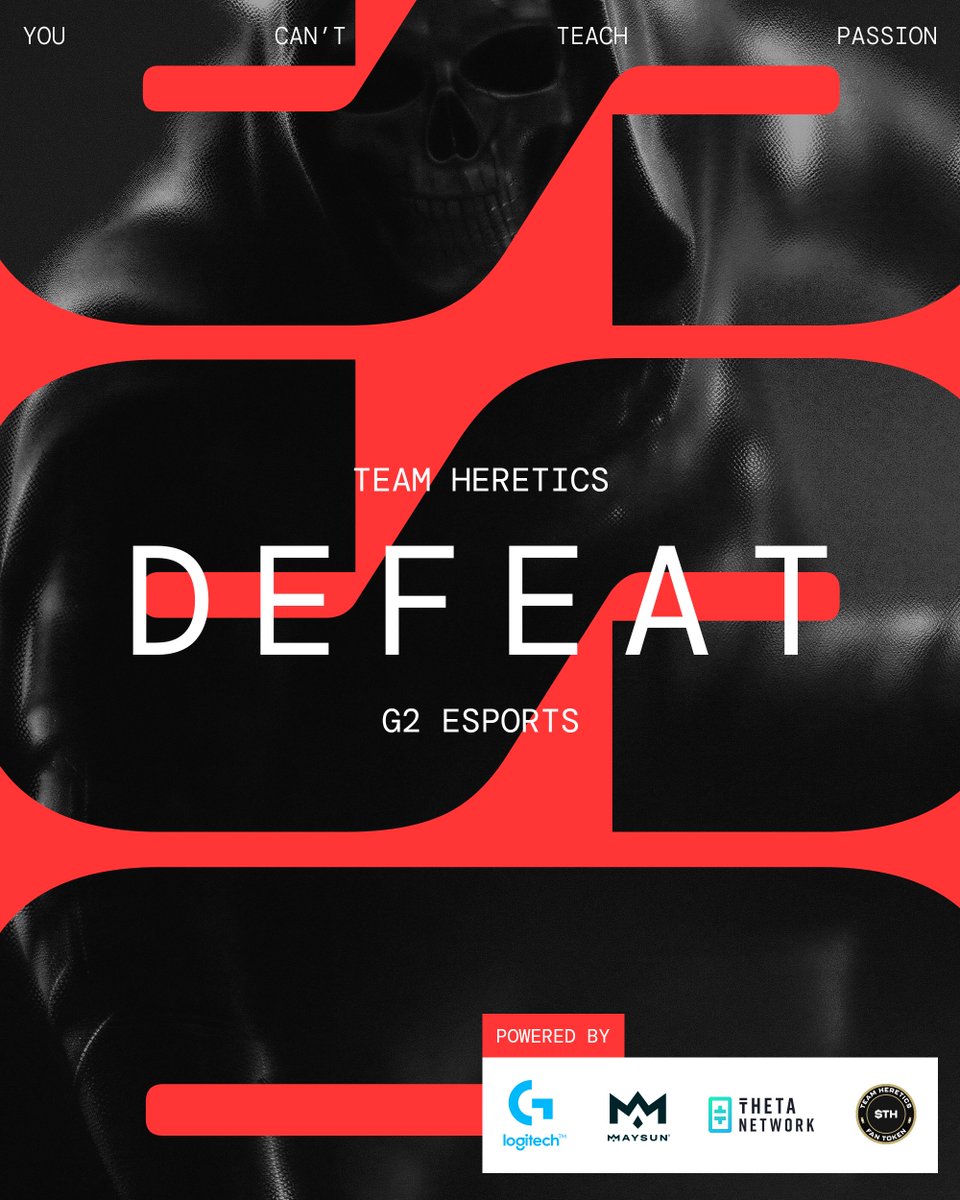 One last chance tomorrow to finish it with a W.

GGs, <a href="/G2Rainbow6/">G2 Rainbow Six</a> 🫡

#VamosHeretics