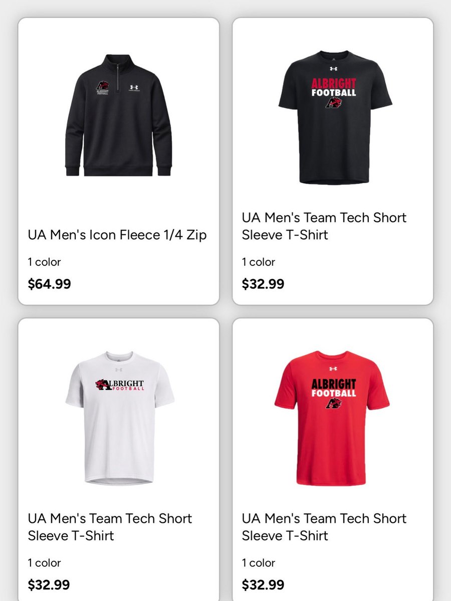 Albright Football tweet media