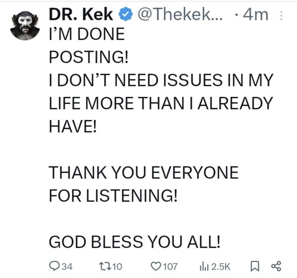 FEAR NO MORE tweet media