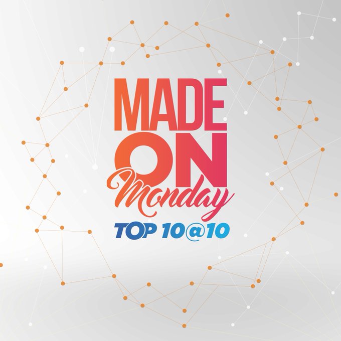 Joynathu's tweet image. Next on #MadeOnMonday 
Radio 2 FM #Malawi 

‘Premier Bet - Top 10@10 Chart’