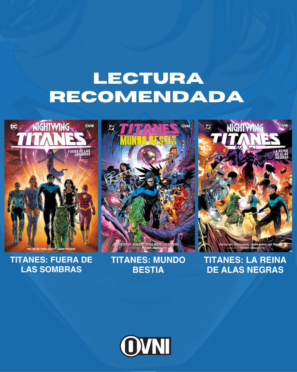 Ovnipressedit's tweet image. ¡Este viernes llegará a las tiendas NIGHTWING VOL. 1: SALTANDO A LA LUZ (3RA EDICIÓN) de Tom Taylor! ¡Y por eso la lectura recomendada de la semana son los tomos de Titanes de este mismo guionista!

#TomTaylor #Nightwing #Titanes #OvniPress #DCComics