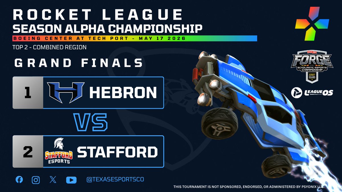 TexasEsportsCon's tweet photo. All roads lead to San Antonio ๐ค
The Texas Esports Conference Season Alpha Championships hit Tech Port on May 17.
Weโll crown our first champions across 4 games as part of FORGE hosted by Rally Cry.
Brackets + event hub:
https://t.co/tjpZNtJeFR
#TexasEsports #SeasonAlpha https://t.co/cwLmfOFbLn