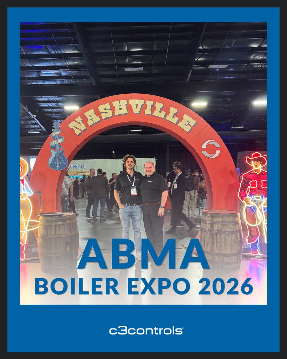 c3controls's tweet photo. The Expo may be over, but the conversations continue.
Appreciate the opportunity to engage with industry professionals at ABMA Boiler Expo 2026.

#ABMABoilerExpo #BoilerIndustry #ControlSystem #c3controls https://t.co/EZUe4GoaoV