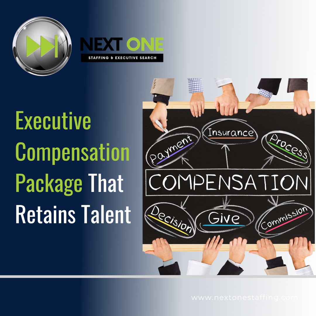 NXT_OneStaffing's tweet image. Are you offering a compensation package that truly retains your top executives—or just one that attracts them?

#NextOneStaffing #ExecutiveSearch #ExecutiveCompensation
