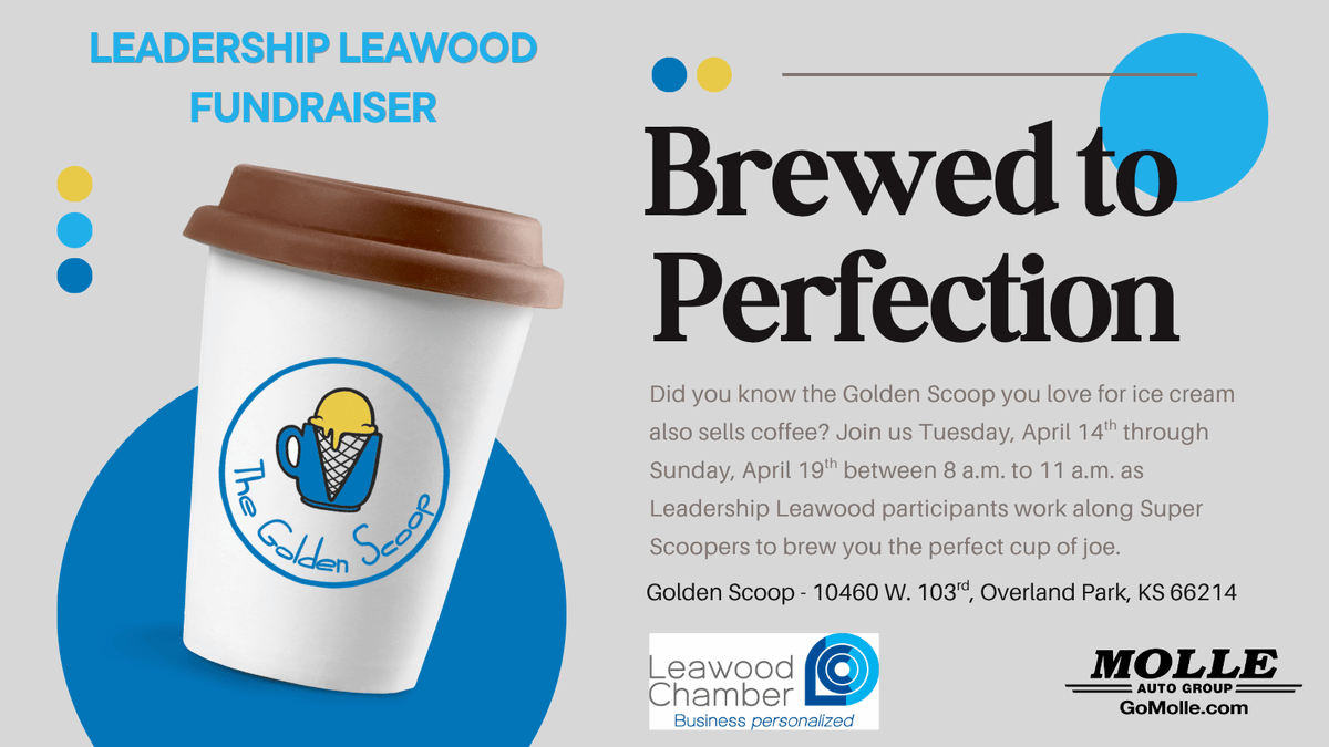 KellyWessel's tweet photo. 🌟 Support a sweet cause! Apr 14–19, the Leawood Leadership Class of 2026 partners with @thegoldenscoop to empower people with disabilities through meaningful work. Stop by for coffee or ice cream! 🍦☕️
📍10460 103rd St, OP KS
#LeadershipLeawood2026 #SupportLocal https://t.co/lxi1B0SNdZ