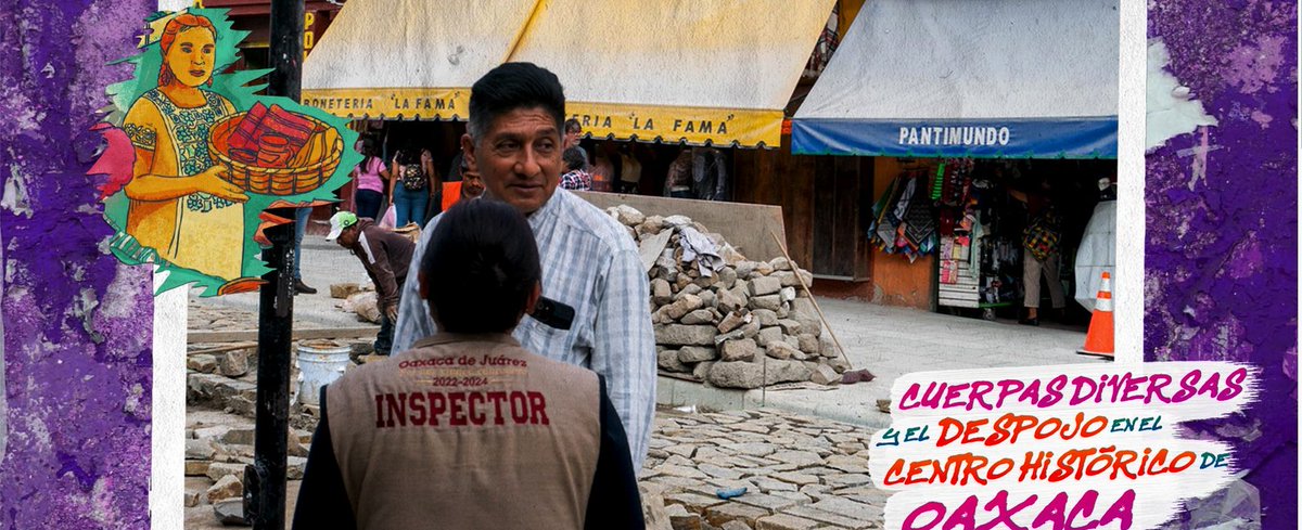 Avispa_Midia's tweet photo. Historia 4: Centro histórico de #Oaxaca, campo abierto de batalla por la sobrevivencia

“A mí me golpearon entre al menos cinco inspectores, me tiraron al piso y me patearon”, recuerda Miguel. 

👉 https://t.co/Cnc03rc6j8 🐝

#OaxacaLoTieneTodo #FelizLunes #OaxacaCity #Gentrificación #Turistificación #Mexico #ClaudiaSheinbaum #SalomonJara #Morena #Megabloqueo