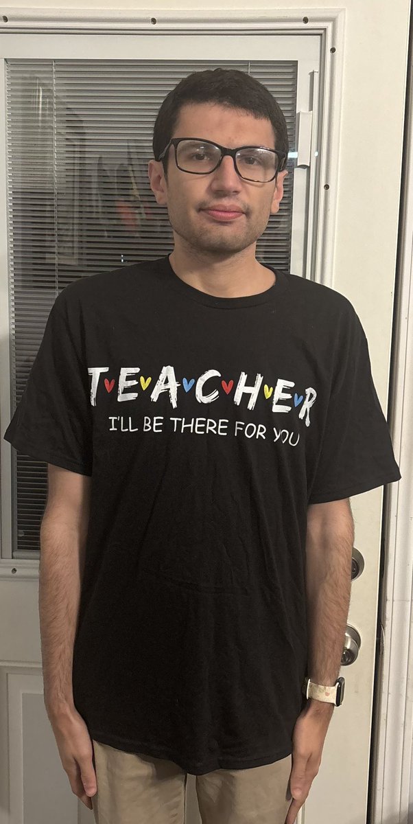 MSacksFBISD's tweet photo. Big Friends fan, so I had to 😄

“Teacher, I’ll be there for you.” 🍎

And I mean it—for my students every single day. 💛 https://t.co/nAiskadBf4