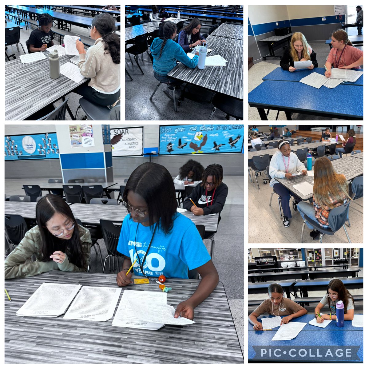 🦅🎭Student are preparing for their “Living History Museum” project today, students are peer reviewing each others writing. We can’t wait to share the Living History Museum on April 28th from 5:30-6:30 PM. Admission is FREE!