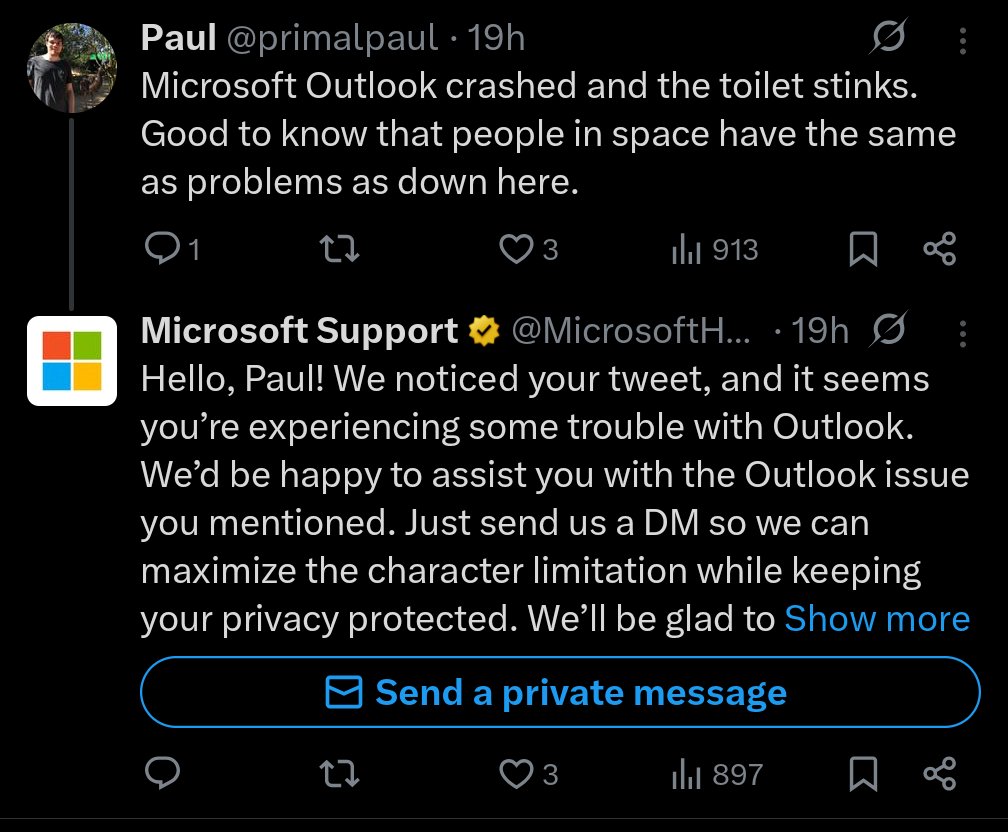What a fail from the <a href="/MicrosoftHelps/">Microsoft Support</a> help bot.