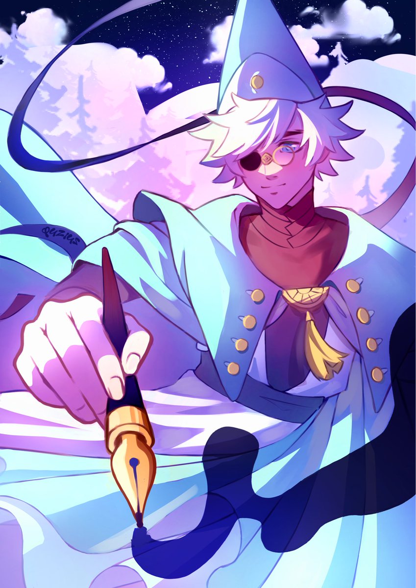 quzius's tweet photo. Qifrey 🖋️ #WitchHatAtelier #Qifrey https://t.co/d3C5nyCidt