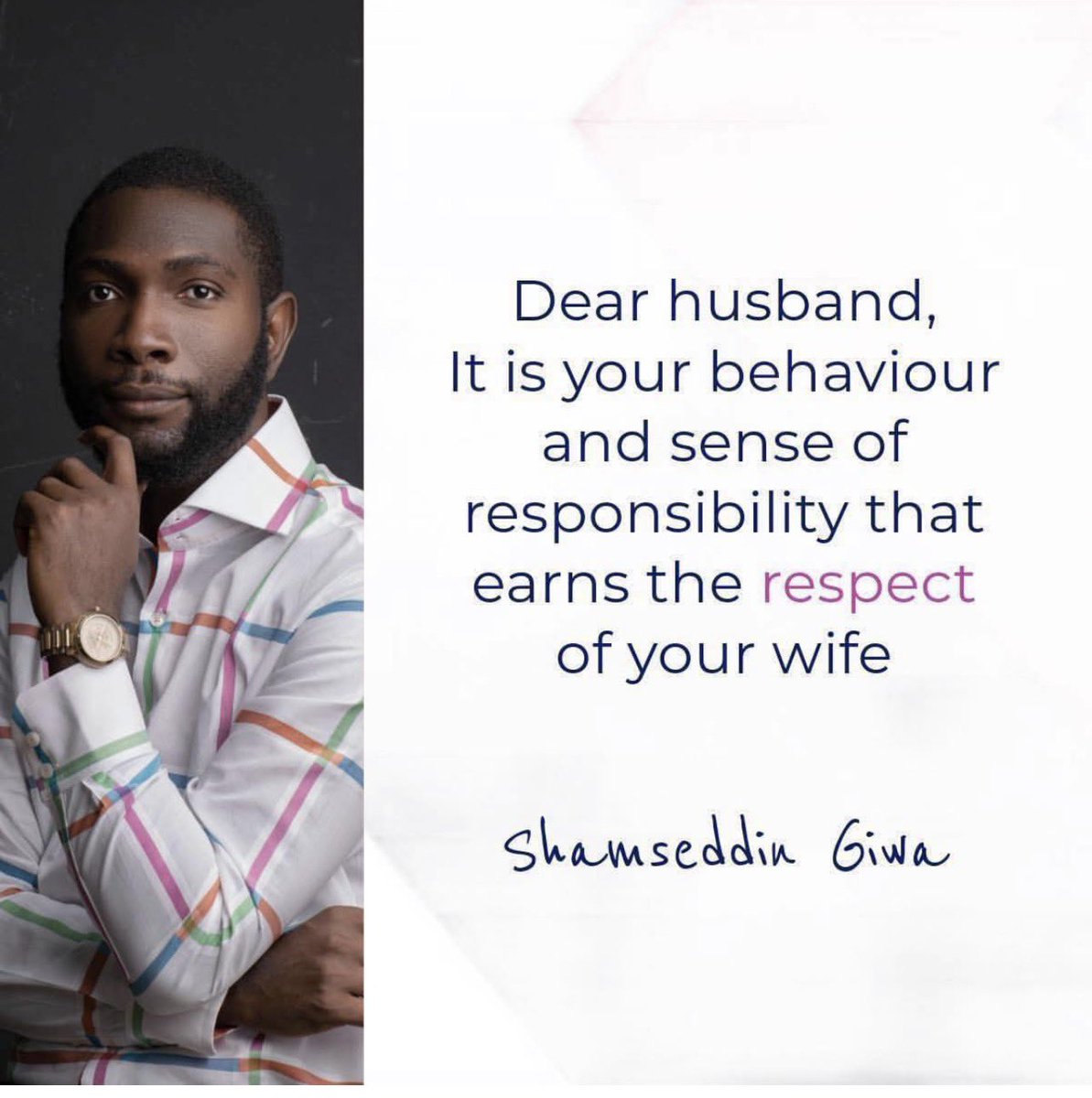 I love when men say the truth.📌👌