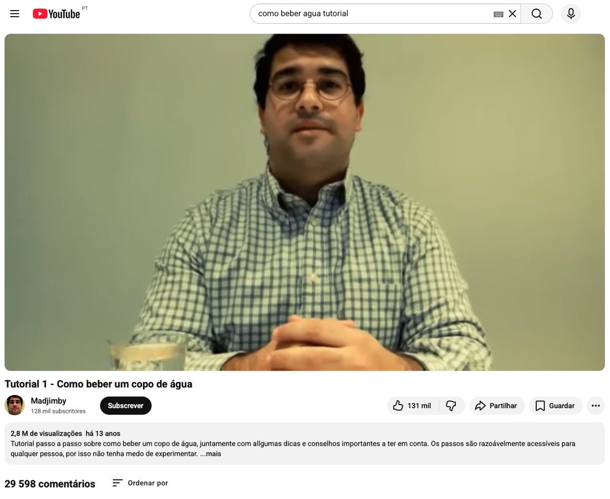 Os tutoriais dele foram tão bons que se tornou professor universitário. Não é para todos