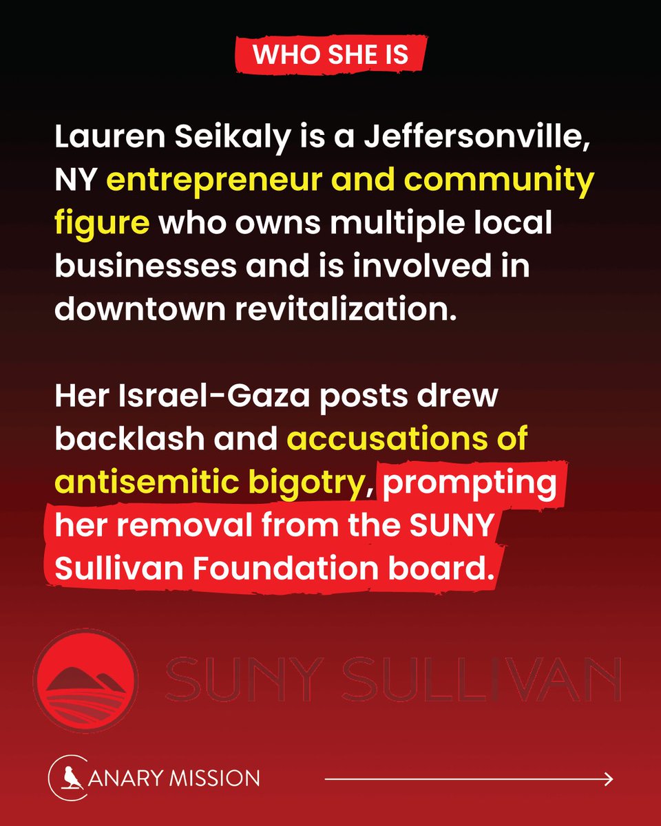 Canary Mission tweet media