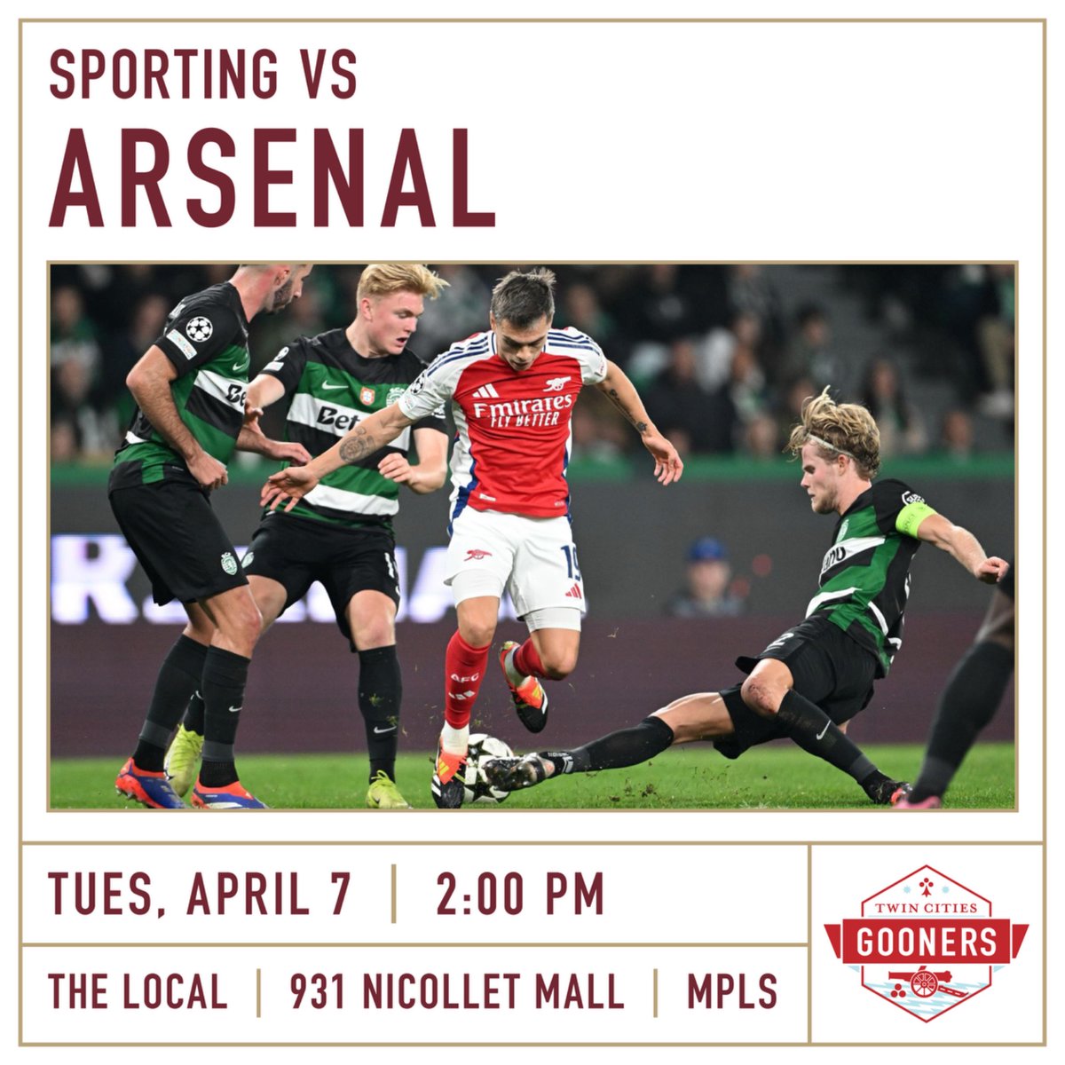 Twin Cities Gooners tweet media