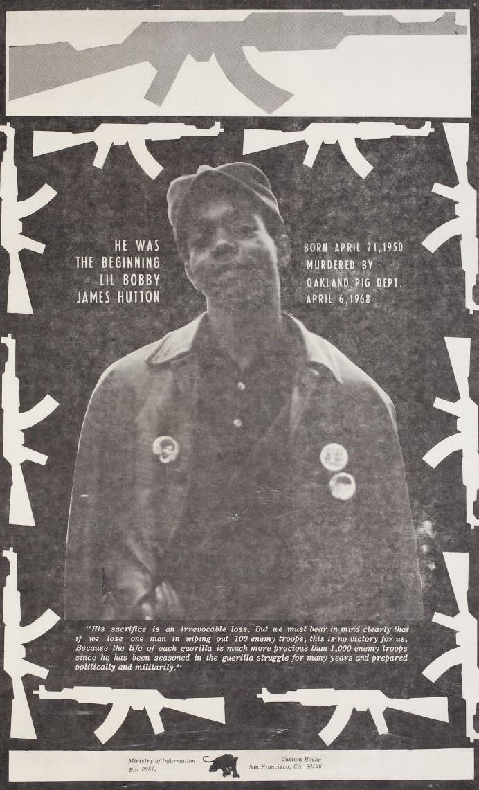 58 years ago, April 6 1968, Oakland police murdered 17-year-old Black Panther Party member Lil’ Bobby Hutton, the party’s first recruit and treasurer, just weeks before his 18th birthday