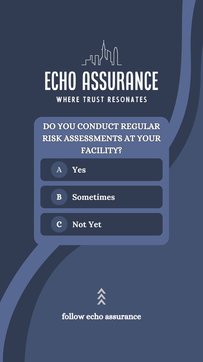 echoassurance's tweet image. 🚨 Senior Living Operators — let’s talk risk! 🏢🔍

Do you conduct regular risk assessments?
✅ Yes — consistently
⚠️ Sometimes
❌ Not yet
💬 Comment ASSESS for expert insights
📩 Book your FREE discovery call: api.aiforbusiness.com/widget/booking…

#SeniorLivingOperators #RiskManagement