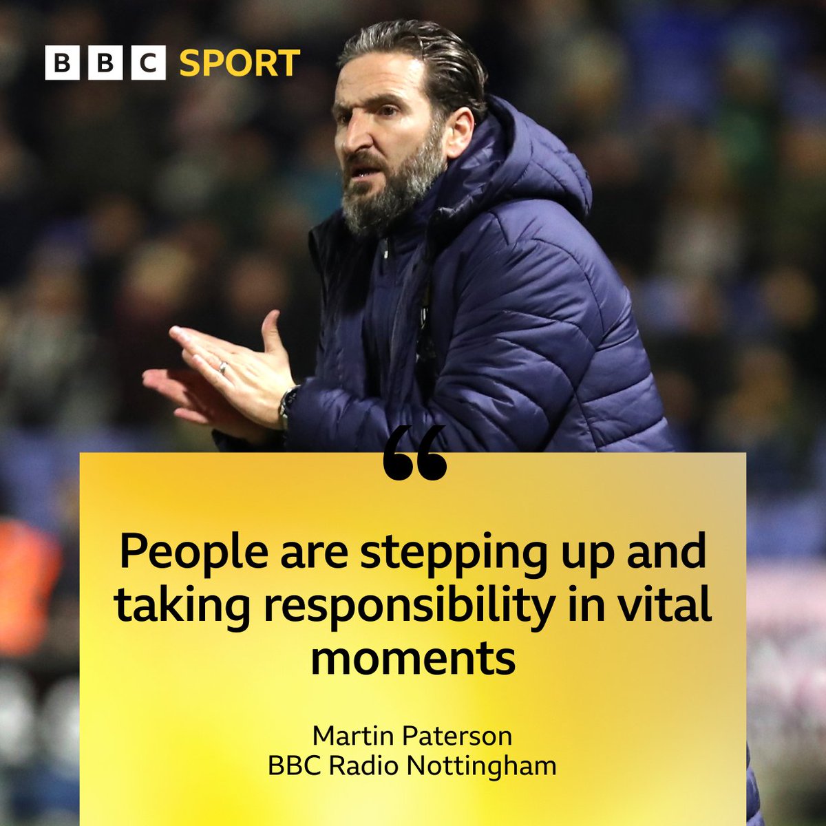 BBCRNS's tweet image. Martin Paterson reflected on #notts' 3-1 win over Newport which could prove to be a huge victory at the end of the season.

🔗Listen to the full interview with Adam Hassell here: bbc.co.uk/programmes/p0n… 

📸: Dan Westwell