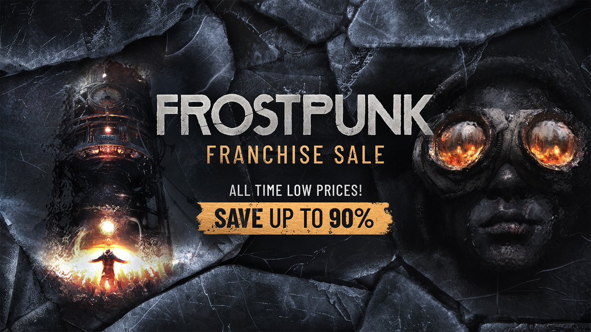 frostpunkgame's tweet image. The #Frostpunk Franchise Sale is live now! Up to 90% OFF across the series ❄️
Don’t miss it while the weather holds!